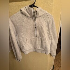 Lululemon half zip scuba hoodie